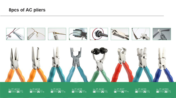 B08-AC-2 Tool set, 8pcs of pliers,6pcs of screwdrivers
