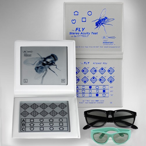 Fly Stereopsis Test with Lea SYMBOLS