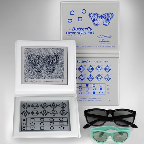 Butterfly Stereopsis Test with LEA Symbols