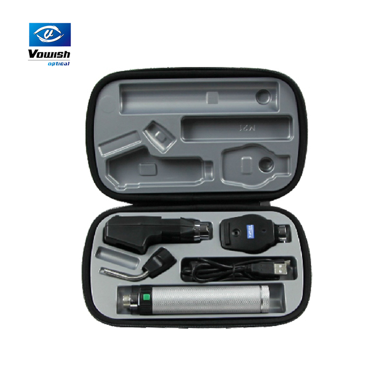 468-4310 Combined Rechargeable Ophthalmoscope & Streak Retinoscope & Fiber-Optic illuminators